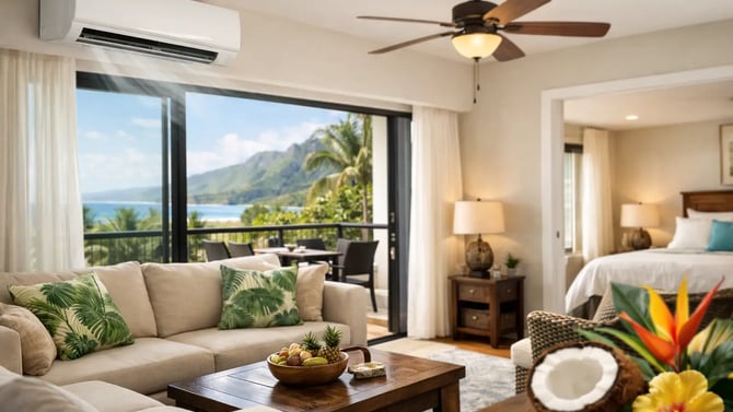 Full Air Conditioning Kauai Condo Benefits