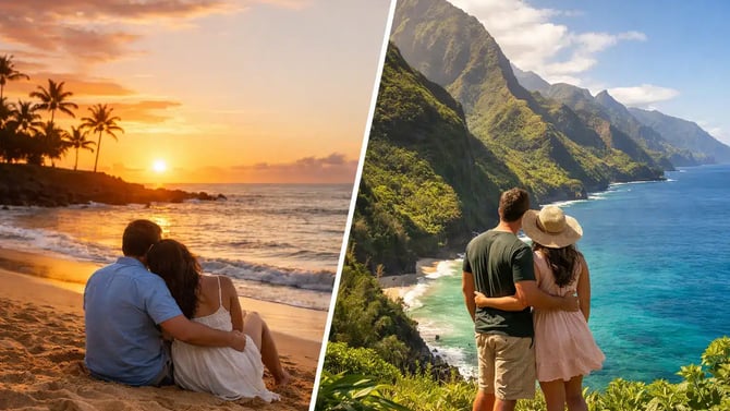 South Shore Kauai vs North Shore for Couples