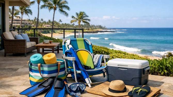 Poipu Condo With Beach Gear That Pays Off