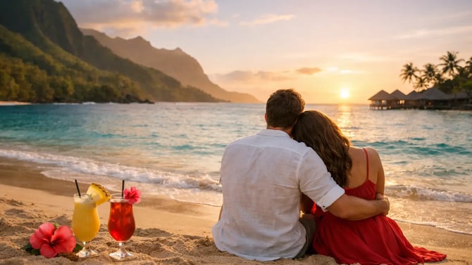 Romantic Beach Retreat Kauai Couples Love